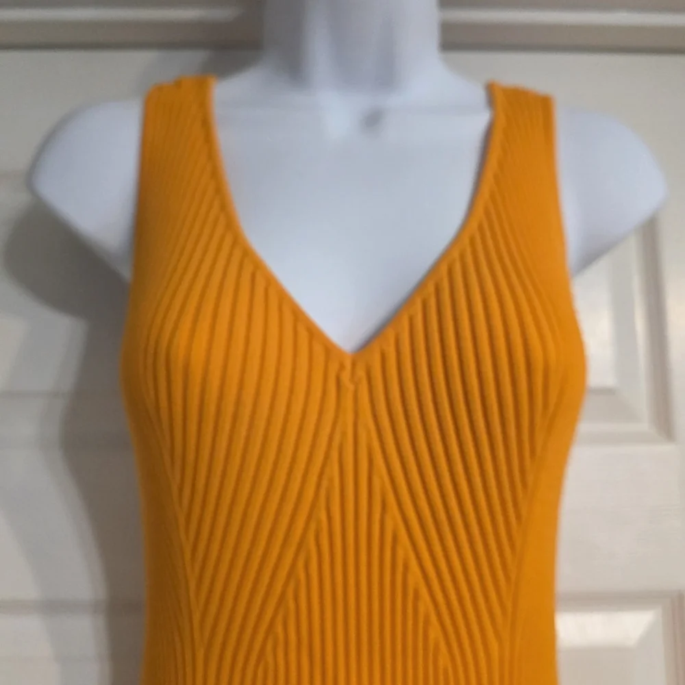 NWT House Of Harlow 1960 Ribbed Bodycon Sleeveless Midi Dress- S